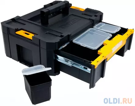 Ящик STANLEY DEWALT TSTAK глубокий с 6-тью контейнерами DWST1-70705