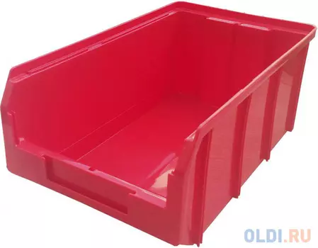 Ящик СТЕЛЛА V-3 9,4 литр, красный пластик 341х207х143мм
