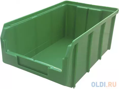 Ящик СТЕЛЛА V-3 9,4 литр, зеленый пластик 341х207х143мм