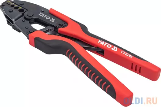 YATO Пассатижи для обжима и зачистки проводов в наборе 6 предметов (пластиковый кейс) YT-2245