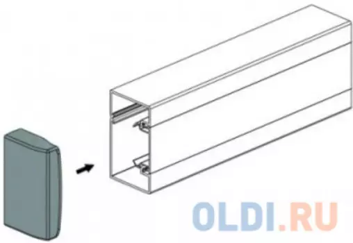 Заглушка Legrand Metra 16х16мм 638115