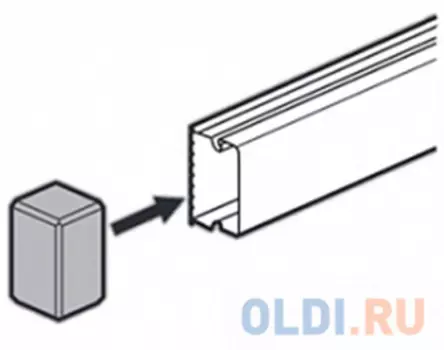 Заглушка Legrand Metra 20х12мм 638125