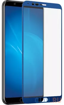 Закаленное стекло 3D с цветной рамкой (fullscreen) для Huawei Honor View 10 DF hwColor-45 (blue)