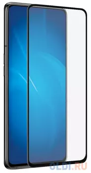 Закаленное стекло 3D с цветной рамкой (fullscreen+fullglue) для Samsung Galaxy A80 DF sColor-79 (black)