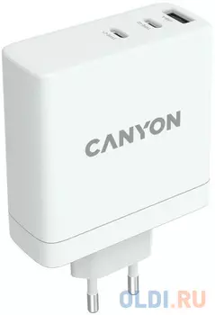Зарядное устройство Canyon H-140-01 2А USB USB-C белый