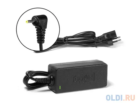 Зарядное устройство для нетбука TopON TOP-LT09 Asus Eee PC X101, 1001, 1005, 1008, 1015, 1215, R105, VX6 Series. 19V 2.1A