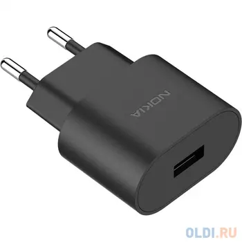 Зарядное устройство NOKIA Essential Wall 1A USB черный