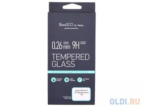 Защитное стекло 3D IPHONE X/XS 22136 BORASCO