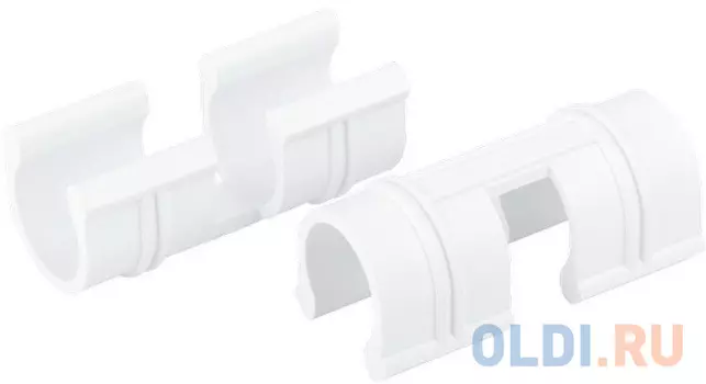 Зажим для крепления плёнки к каркасу парника, d-12 мм, 20 шт, белый// Palisad