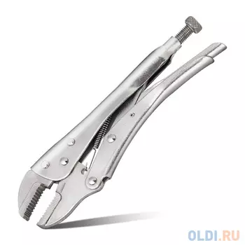 Зажимные клещи с прямыми губками Deli DL109010 220мм, рабочий ход 65мм, регулировочный винт