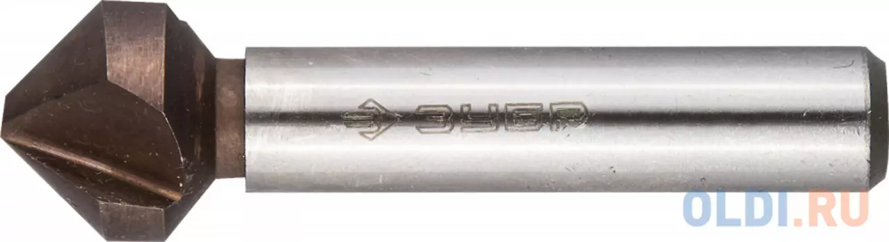 Зенкер ЗУБР 29732-6 ЭКСПЕРТ конусный ст.P6M5 с Co d12.4х56мм d8мм для раззенков.М6