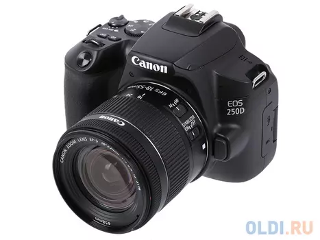 Зеркальный фотоаппарат Canon EOS 250D KIT (3454C002) Black