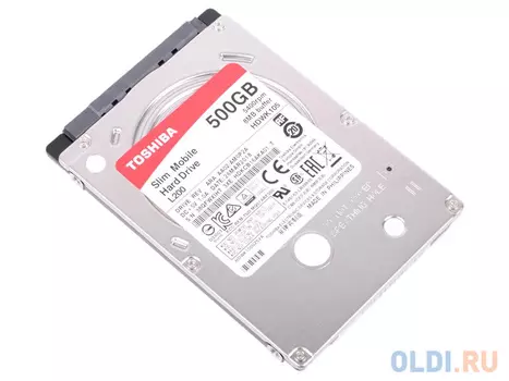 Жесткий диск 2.5" 500 Gb Toshiba HDWK105UZSVA L200 Slim SATAIII (5400rpm 8Mb)