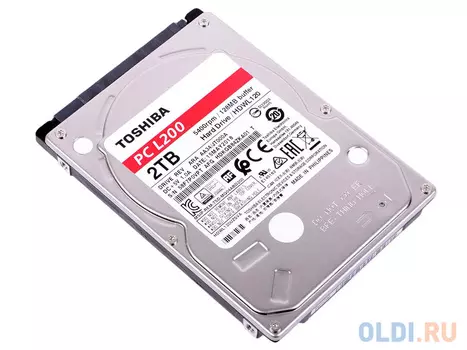 Жесткий диск 2Tb Toshiba L200 HDWL120UZSVA SATA-III (2.5" 5400rpm 128Mb)