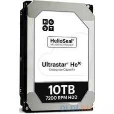Жесткий диск 3.5" 10 Tb 7200rpm 256Mb cache HGST Ultrastar He10 HUH721010ALE604 SATA III 6 Gb/s