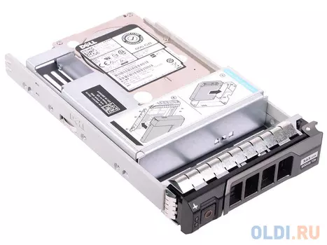 Жесткий диск Dell 600GB SAS 12Gbps 15k 4Kn HotPlug 2.5 HDD in 3.5 Carrier for PowerEdge Gen 11/12/13 and PowerVault, (analog 400-AJSC), 400-AKNH