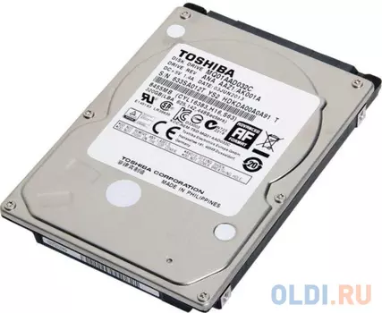 Жесткий диск для ноутбука 2.5" 320 Gb 5400 rpmrpm 8 MbMb Toshiba Aquarius MQ01ABD032 SATA III 6 Gb/s