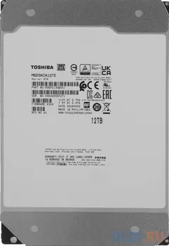 Жесткий диск/ HDD Toshiba SATA 12Tb 3.5" Server 7200 6Gbit/s 512Mb 1 year warranty (replacement MG07ACA12TE)