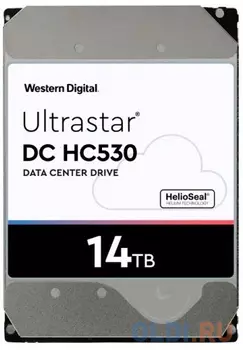 Жесткий диск/ HDD WD SAS Server 14Tb Ultrastar DC HC530 7200 6Gb/s 512MB 1 year ocs (replacement WUH721414AL5204, 0F31052)