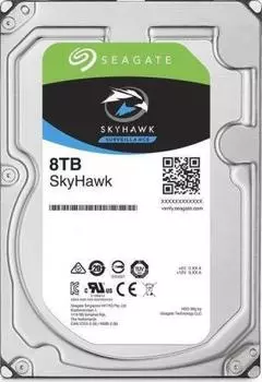 Жесткий диск Seagate Skyhawk ST8000VX004 8Tb SATA/3.5"/7200 rpm/256Mb