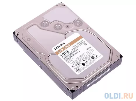 Жесткий диск Toshiba SATA-III 10Tb HDWG11AUZSVA NAS N300 (7200rpm) 256Mb 3.5" Bulk