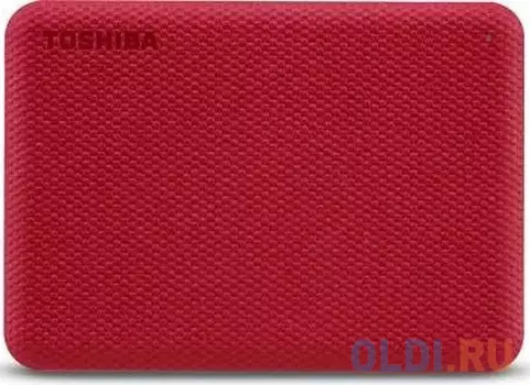 Жесткий диск Toshiba USB 3.0 1Tb HDTCA10ER3AA Canvio Advance 2.5" красный