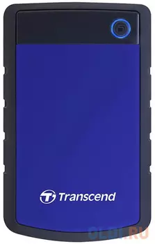 Жесткий диск Transcend USB 3.0 4Tb TS4TSJ25H3B StoreJet 25H3 (5400rpm) 2.5" синий