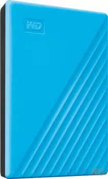 Внешний жесткий диск 2.5" 4 Tb USB 3.0 Western Digital My Passport голубой