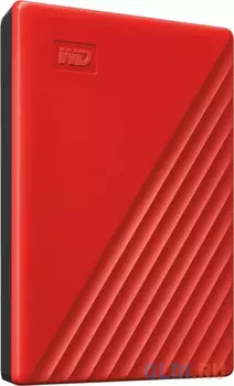 Внешний жесткий диск 2.5" 4 Tb USB 3.0 Western Digital My Passport красный