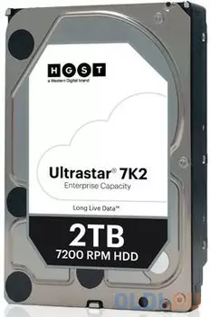 Жесткий диск WD SATA-III 2Tb Ultrastar DC HA210 (7200rpm) 128Mb 3.5" (HUS722T2TALA604)