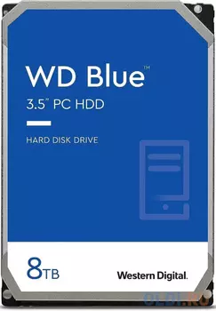 Жесткий диск WD SATA-III 8TB WD80EAAZ Desktop Blue (5640rpm) 128Mb 3.5"