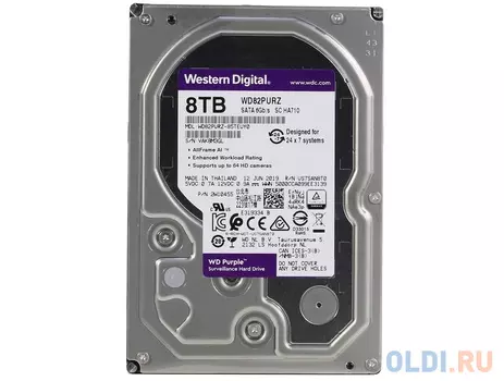 Жесткий диск Western Digital WD82PURZ 8 Tb