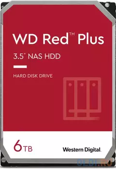 Жесткий диск Western Digital Red Plus 6 Tb
