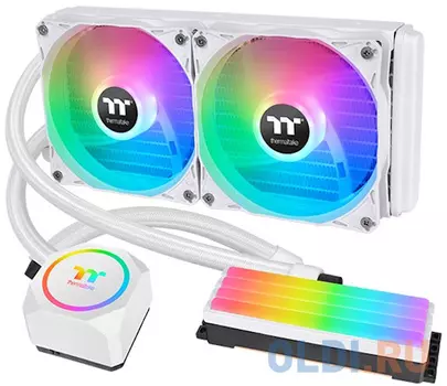 Жидкостная система охлаждения Thermaltake CL-W330-PL12WT-A Floe RC240 CPU&amp;Memory AIO Liquid Cooler Snow Edition/All-in-one liquid cooling sys