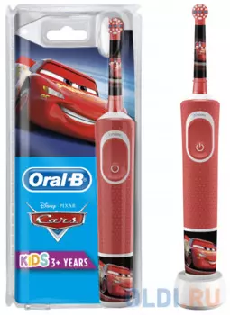 Зубная щетка электрическая Oral-B Kids Cars красный/белый