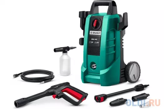 ЗУБР 140 Атм, 1700 Вт, мойка высокого давления, пистолет МИГ-180 (АВД-140)