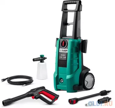 ЗУБР 160 Атм, 2100 Вт, мойка высокого давления, пистолет МИГ-180 (АВД-160)