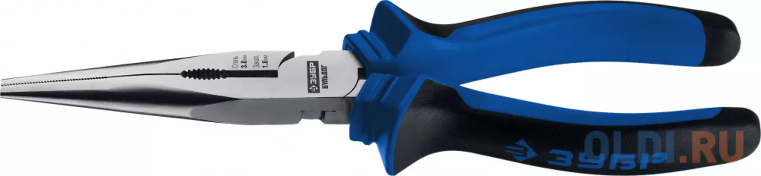 ЗУБР ПРОФЕССИОНАЛ тонконогубцы, 200 мм