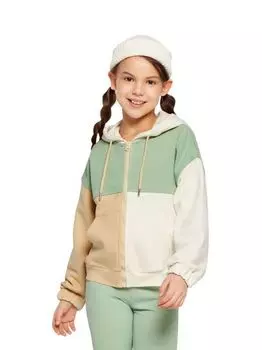 Кофта (толстовка) на молнии с капюшоном д/дев. Лика