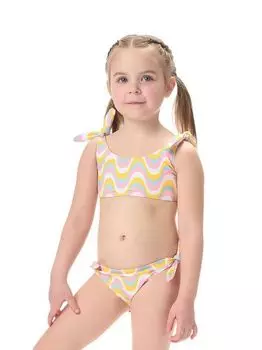 Костюм купальный (топ и бикини) д/дев. Южа
