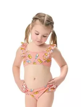 Костюм купальный (топ и бикини) д/дев. Лора
