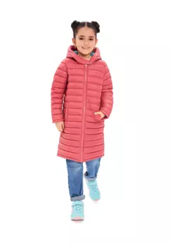 Куртка (пуховик) длинная утепленная д/дев. "Мидди"