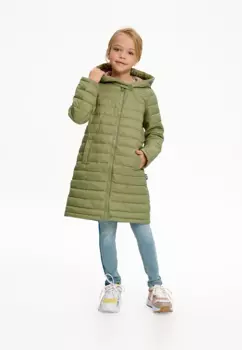 Куртка (пуховик) длинная утепленная для девочек Мадди