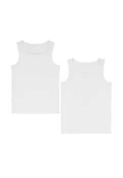 Майка детская, комплект 2 шт. "Уайти"