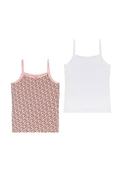 Майка для девочки, комплект 2 шт. "Лика"