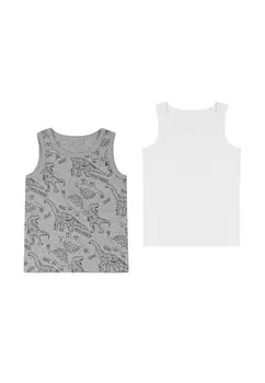 Майка для мальчика, комплект 2 шт. "Донат"