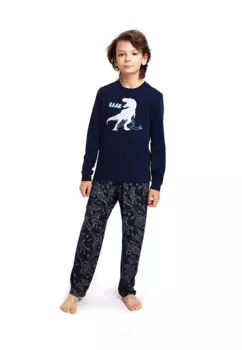 Пижама для мальчика, футболка с длинным рукавом и брюки "Дарли"