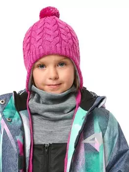Шапка с завязками д/дев. Паула