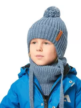 Шапка с завязками д/мал. Бернар