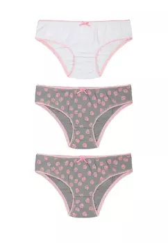 Трусы для девочки, комплект 3 шт. "Алис"